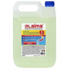  Средство для прочистки канализационных труб 5 л трубочист (тип крот), laima professional, 606760 | Средства для прочистки канализационных труб