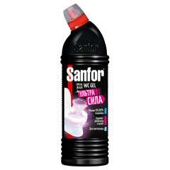  Чистящее средство 750 г, sanfor wc gel (санфор гель) "special black", 1896 | Средства для чистки ванных и туалетных комнат