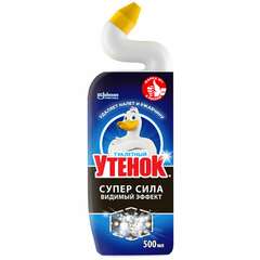  Средство для уборки туалета 500 мл туалетный утенок супер сила "видимый эффект", 696888 | Средства для чистки ванных и туалетных комнат