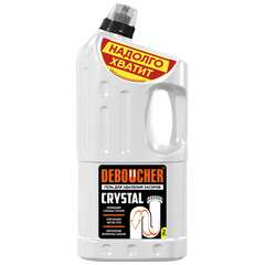  Гель для прочистки канализационных труб 2 л, deboucher "crystal", 207009 | Средства для прочистки канализационных труб