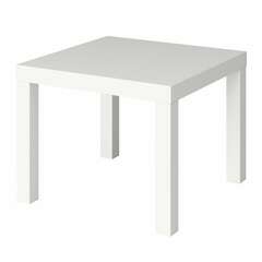  Стол журнальный "лайк" аналог ikea (550х550х440 мм), белый | Столы журнальные и сервировочные