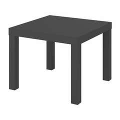  Стол журнальный "лайк" аналог ikea (550х550х440 мм), черный | Столы журнальные и сервировочные
