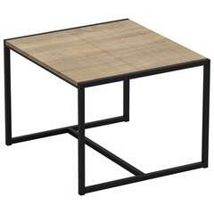  Стол журнальный "систа", 640х590х460 мм, лофт, металл/лдсп дуб сонома | Столы журнальные и сервировочные