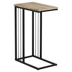  Стол журнальный на металлокаркасе brabix "loft ct-002", 450х250х630 мм, цвет дуб натуральный, 641862 | Столы журнальные и сервировочные