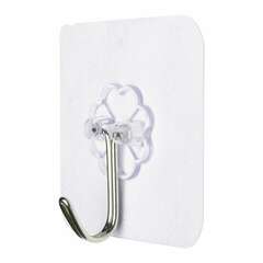  Крючки самоклеящиеся универсальные 6х6 см, комплект 10 шт., сталь + пвх, laima home, 608791 | Крючки и держатели самоклеящиеся