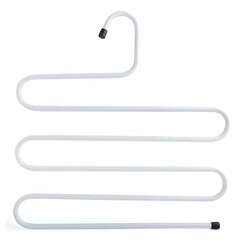  Вешалка для брюк и одежды "змейка", 5 секций, размер 34х36 см, белая, brabix, 608465 | Вешалки-плечики