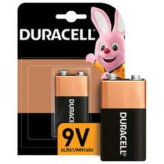  Батарейка duracell basic оригинал, 6lr61 (крона), алкалиновая, 1 шт., 9 в, блистер | Батарейки