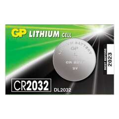  Батарейка gp lithium, cr2032, литиевая, 1 шт., в блистере (отрывной блок), cr2032-7c5, cr2032-7cr5 | Батарейки