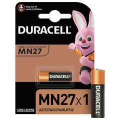  Батарейка duracell alkaline оригинал, mn27 (а27/27а ), алкалиновая, 1 шт., 12 в, блистер | Батарейки