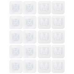  Крючки-кронштейны самоклеящиеся 6х6 см, комплект 10 шт., акриловый клей, laima home, 608794 | Крючки и держатели самоклеящиеся