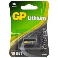  Батарейка gp lithium cr2e, литиевая, 1 шт., блистер, 3в, cr2e-2cr1 | Батарейки