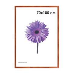  Рамка премиум 70х100 см, дерево, багет 26 мм, "linda", орех, 0065-70-0006 | Рамки для дипломов, сертификатов, грамот, фотографий