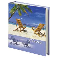  Фотоальбом brauberg "отдых у моря" на 200 фото 10х15 см, твердая обложка, термосварка, 391169 | Фотоальбомы