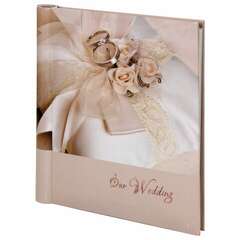  Фотоальбом brauberg свадебный "наша свадьба" 20 магнитных листов, 23х28 см, спираль, 391154 | Фотоальбомы