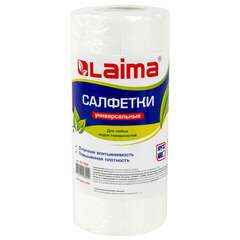  Салфетки универсальные в рулоне, 70 шт., 20х22 см, вискоза (спанлейс), 45 г/м2, laima, 601566 | Салфетки хозяйственные