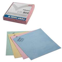  Салфетка vileda "пвамикро", комплект 5 шт., искусственная замша, красная, 35х38 см, 143591 | Салфетки хозяйственные