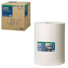  Протирочный нетканый материал tork (система w1, w2, w3) premium, 400 листов в рулоне, 32х38 см, 510137 | Протирочная бумага и материалы