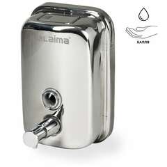  Дозатор для жидкого мыла laima basic, 0,5 л., нержавеющая сталь, зеркальный, 601795 | Дозаторы для жидкого мыла