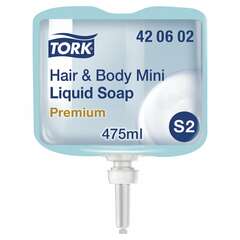  Картридж с жидким мылом-гелем одноразовый tork (система s2) premium, 0,475 л, 420602 | Картриджи с жидким мылом и мылом-пеной