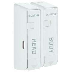  Дозатор двойной 2х0,38 л для жидкого мыла/шампуня/геля laima ultra, наливной, белый, 609107, md-9029w-2 | Дозаторы для жидкого мыла