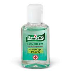  Антисептик-гель для рук спиртосодержащий (66,2%) 50 мл sanitelle (санитель), с экстрактом алоэ | Антисептики для рук и поверхностей