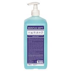  Антисептик для рук и поверхностей спиртосодержащий (75%) с дозатором 1 л бентус септ, дезинфицирующий, жидкость, 1000-ст | Антисептики для рук и поверхностей