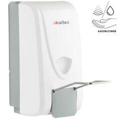  Дозатор локтевой для жидкого мыла и антисептика наливной, 1 л, белый, ksitex, es-1000 | Дозаторы локтевые для мыла и антисептиков