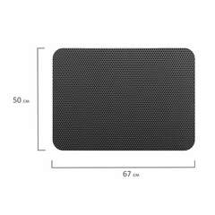  Коврик eva / эва универсальный 50х67см ячеистый (соты) применим для сушки посуды, кухни, ванной, прихожей, животных, цвет серый laima,608713 | Коврики ячеистые универсальные эва/eva