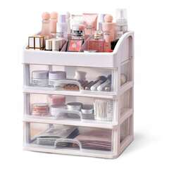  Органайзер для хранения косметики, канцтоваров, мелочей три уровня, 26,6х17*23,5 см, daswerk, 608477 | Органайзеры бытовые для хранения