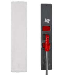  Nv швабра с плоским мопом микрофибра 60см красная nv-mop604m-r | Швабры