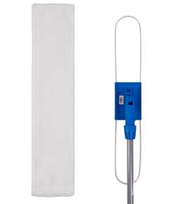  Nv швабра рамка с плоским мопом микрофибра 60см синяя nv-mop602m-b | Швабры