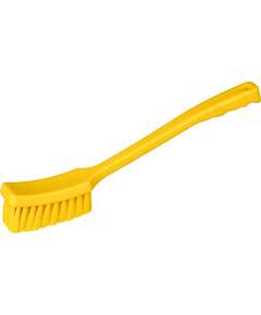  Щётка с длинной ручкой средняя жесткость 410 мм желтая nv-02611-6y | Щётки