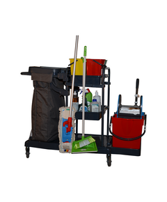  Favori тележка уборочная многофункциональная окрашенная (профессиональная) ka401fb | Функциональные тележки