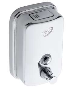  Диспенсер для жидкого мыла хром 0.5 л nv nv-2201 | Диспенсеры для жидкого мыла и пены