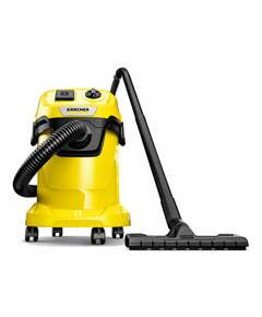  Пылесос хозяйственный karcher wd 3 p, мусоросборник 17 л, мощность 1000 вт, желтый, 1.628-170.0 | Пылесосы промышленные