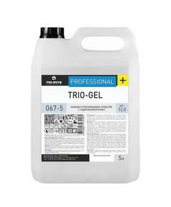  Средство моющее 5 л, pro-brite trio-gel, с отбеливающим эффектом, концентрат, 067-5 | Чистящие и моющие средства универсальные