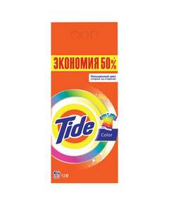  Стиральный порошок автомат 12 кг tide (тайд) "color", 8001841053356 | Стиральные порошки