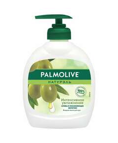  Мыло жидкое 300 мл, palmolive натурэль "олива и увлажняющее молочко", дозатор, 1763, 8693495017633 | Мыло жидкое