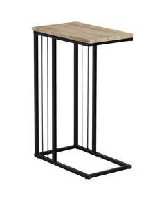  Стол журнальный на металлокаркасе brabix "loft ct-002", 450х250х630 мм, цвет дуб натуральный, 641862 | Столы журнальные и сервировочные