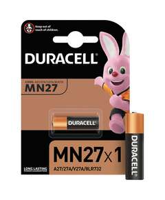  Батарейка duracell alkaline оригинал, mn27 (а27/27а ), алкалиновая, 1 шт., 12 в, блистер | Батарейки