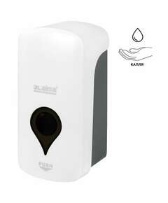  Дозатор для жидкого мыла ultra laima professional, наливной, 1 л, белый, abs-пластик, 606831 | Дозаторы для жидкого мыла