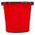 Ведро пластиковое uctem-plas 25 л красное sk800-r  Ведро пластиковое uctem-plas 25 л красное sk800-r | Отжимы и ведра