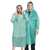  Дождевик-плащ зеленый на кнопках полиэтиленовый, универсальный размер 120х80 см, shamaani (шамаани), 610930 | Непромокаемые плащи и куртки
