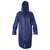  Дождевик-плащ синий на молнии многоразовый с пвх-покрытием, размер 56-58 (xxl), рост 170-176, грандмастер, 610867 | Непромокаемые плащи и куртки