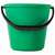  Ведро 10 л, без крышки, пластиковое, пищевое, с глянцевым узором, цвет зеленый, мерная шкала, laima, 603893 | Ведра хозяйственные