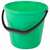  Ведро 10 л, без крышки, пластиковое, пищевое, с глянцевым узором, цвет зеленый, мерная шкала, laima, 603893 | Ведра хозяйственные