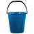  Ведро 12 л, без крышки, пластиковое, пищевое, с узором, цвет синий, мерная шкала, laima, 603894 | Ведра хозяйственные