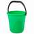  Ведро 10 л, без крышки, пластиковое, пищевое, с глянцевым узором, цвет зеленый, мерная шкала, laima, 603893 | Ведра хозяйственные