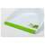  Совок для мусора + щетка, пластик, резиновая кромка, зелено-белый, любаша, 603615 | Совки
