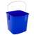  Ведро универсальное 25 л, синее, подходит для уборочных тележек, уборки, хранения, пластик, 609756, 25ec/6 | Ведра хозяйственные